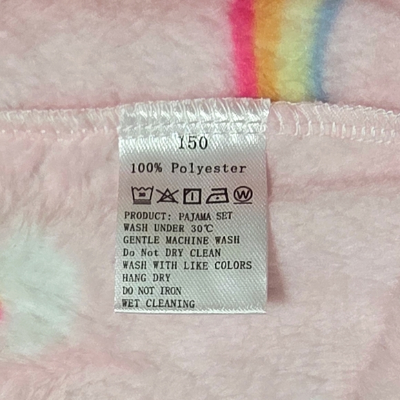☘️3/$15☘️ Pink Unicorn & Rainbow Kids Pajama Pants - Picture 4 of 4